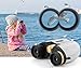 Binoculars for Kids - High Resolution, Shockproof, Compact - 8X22 Kids Binoculars for Bird Watching, Best Toys for Boys, Girls - Real Optics Set for Outdoor Toddler Games - Detective, Spy Kid - White