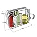 CGBE TSA Approved Travel Toiletry bag, Clear Toiletry Bag, 2 Pack Multipurpose Transparent TSA Travel Bag Airport Airline Compliant Quart Size Bags Clear Makeup Cosmetic Bag for Women