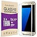 Galaxy S7 Screen Protector,Candywe Full Coverage Samsung s7 Tempered Glass Screen Protector,HD Clear No Bubble Screen Protectors for Samsung Galaxy S7