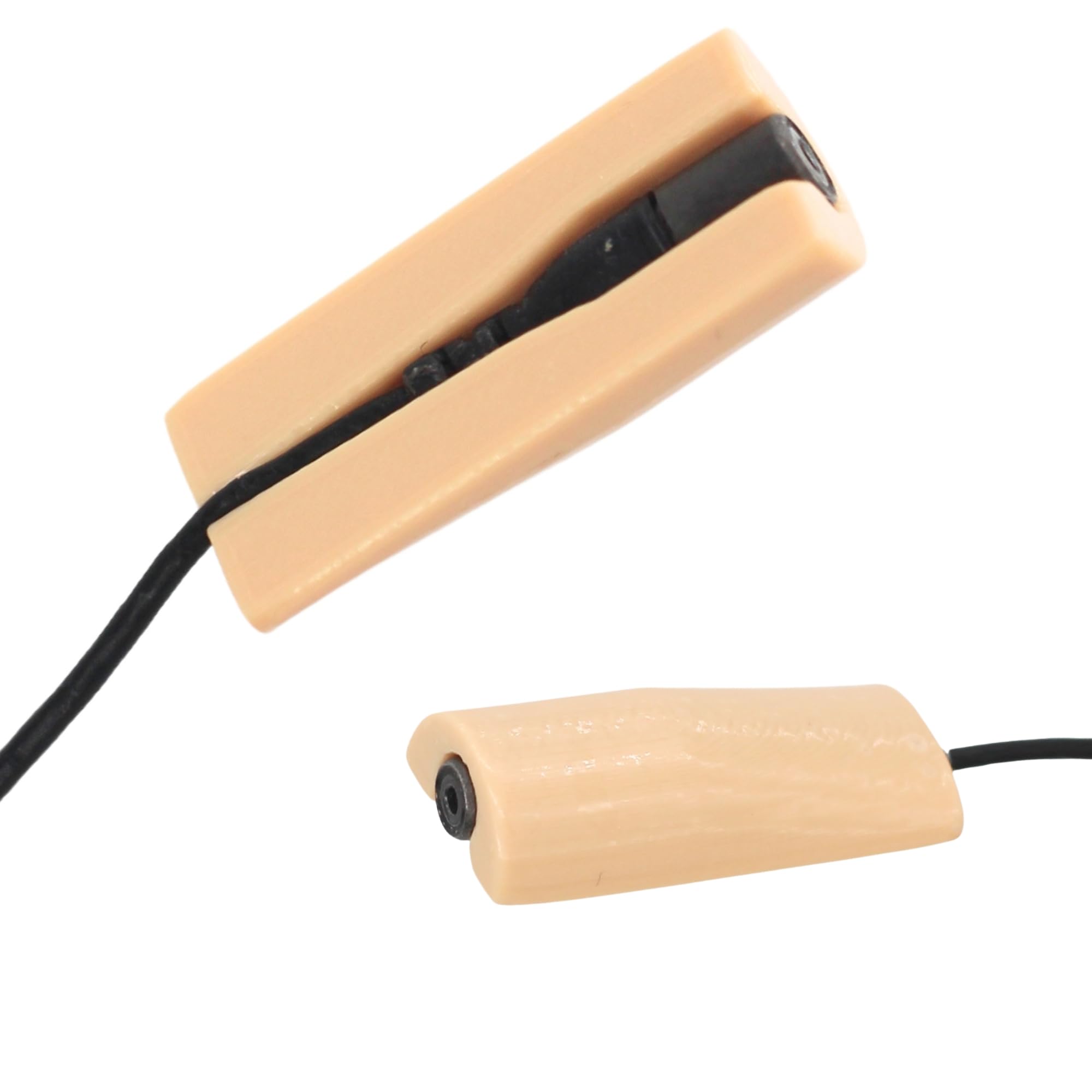 URSA MiniMount. Slim, Low-Profile and Made from Hardened Plastic. Hand-Finished for Smoothness. Includes 5x Hypoallergenic MiniMount Stickies (Beige, Sennheiser MKE1) — image 1