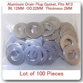 thumbnail interactive-video image 1 of 1000x 12mm Oil Drain Plug Crush Washer Gasket 90430-12031 For TOYOTA LEXUS SCION 1 of 9