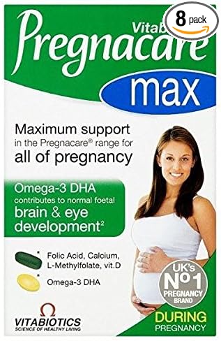 Amazon Com Vitabiotics Pregnacare Max Capsules Tablets 28s 56s Pack Of 8 Health Personal Care