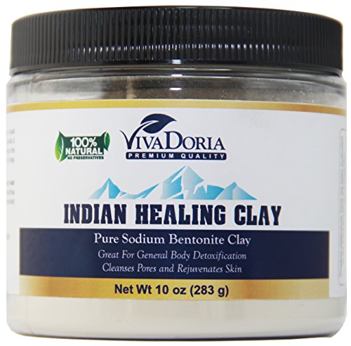 Indian healing bentonite clay, 10 oz (283 grams)