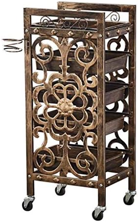 5つの層の理髪美容ツールカートサロントロリー 引き出しとホイール付き 理髪用