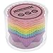 Freshware CB-303SC 12-Pack Silicone Mini Star Reusable Cupcake and Muffin Baking Cup, Six Vibrant Colors