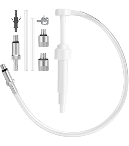 Pompe à Fluide Pour Bouteilles De Quart Standard, 8 Cc Par Course De Pompe, Pompe à Fluide De Transmission Avec Adaptateur 3ème Main, Liquide De