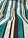 Turquoise Teal Blue Stripe Elegant Raised Upholstery Velvet Fabric Sold By Yard