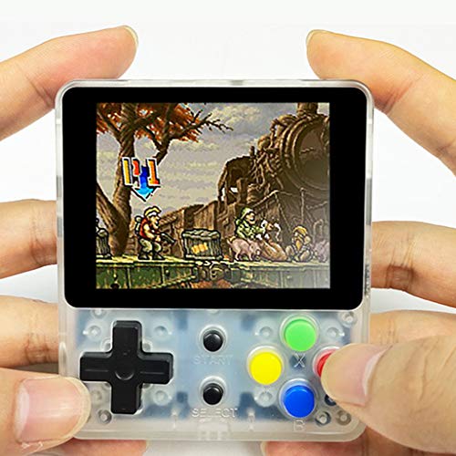 Basde Handheld Game Console Kids Adults, LDK Game Screen by 2.6 Thumbs Mini Palm Palm Pilot Nostalgia Console Children Retro Console of Dioco Mini Family TV Video (White)
