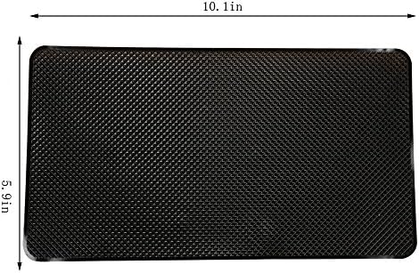 Santonila Extra Large 27x 15cm Car Dashboard Sticky Pad Adhesive Mat Premium Anti-Slip Gel Mat For Cell Phone,Sunglasses, Keys and More-Black.