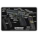 TekMat Glock Cut Away Cleaning Mat / 11 x 17 Thick, Durable, Waterproof / Handgun Cleaning Mat with Parts Diagram and Instructions / Armorers Bench Mat / Black