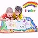GBD Water Drawing Aqua Doodle Mats Pad for Kids Boys Girls Toddlers Dinosaur Extra Large 6 Color Painting Writing Educational Learning Summer Outdoor Travel Toys Birthday Gifts 34.4 X 22.8 inch