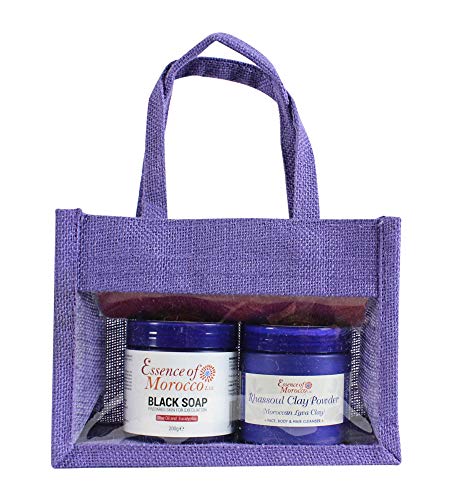 Moroccan-Hammam-Kit-Exfoliating-Kessa-Glove-Exfoliating-Beldi-Black-Soap-Rhassoul-Clay-Powder-for-Face-Body-and-Hair-All-you-need-to-recreate-the-traditional-Moroccan-Hammam-at-home