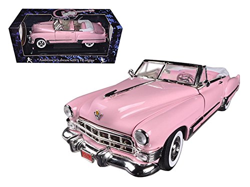 Maisto 1949 Elvis Presley Pink Cadillac Coupe Deville 1/18 Car Model by Motorcity Classics