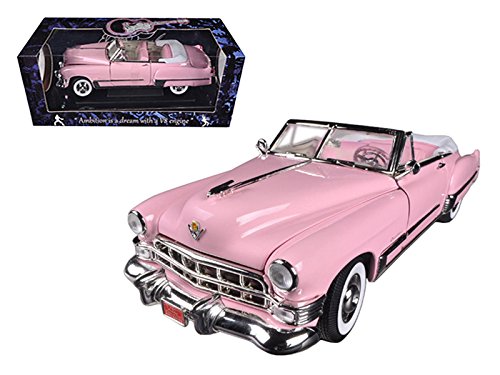 1949 Elvis Presley Pink Cadillac Coupe Deville 1/18 Car Model by Motorcity Classics