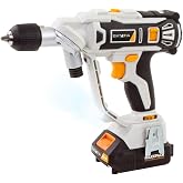 BATAVIA 20V 2-in-1 Cordless Drill Driver, Rotatable Dual Chucks for Fast Bit Swapping, Power Drill Set for Home Repairs, Cabinetry and DIY Projects, 11+1 Torque, 2-Speed, Battery and Charger Included