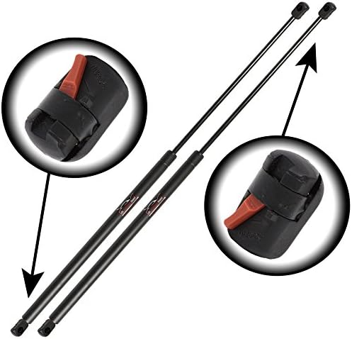 Qty (2) 10mm Ball Socket"Quick Release" Lift Supports 17" Extended x 20lbs