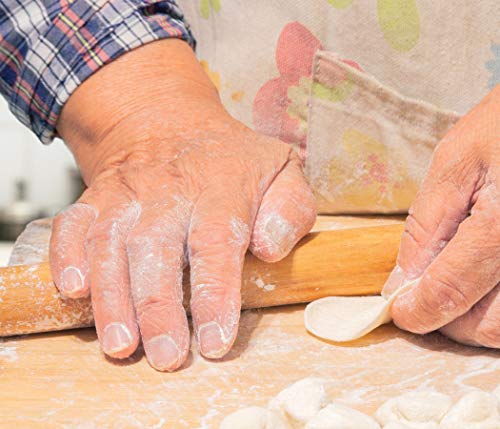 Helen's Asian Kitchen 97137 Dumpling Rolling Pin 10-Inches Natural Bamboo - Thumbnail 2