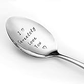 Engraved Stainless Steel Spoon Gift - I Cerealsly Love You - Dessert Spoon for Cereal Lovers, Friends, Girls - Birthday, Party, Holiday Funny Gift