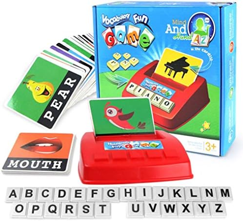 Alphabet Letters and Numbers, Falaiduo ABC Alphabet Letter Learning Gift Educational Set for Kids (Red)