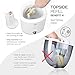 Cool Mist Humidifier Topside Refill Water, multifun 0.8GAL/3.1L Large Capacity Ultrasonic Humidifier for Bedroom, Essential Oil Diffuser with Whisper-quiet Operation, Easy to Clean Anti-mold