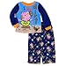 Peppa Pig George Boys Poly Pajamas (4T, George Blue)