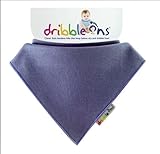 Dribble Ons Baby Bib, Denim Blue