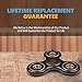 Fidget Widget Club Spinner- High Speed Hybrid-Ceramic Bearings (Black)