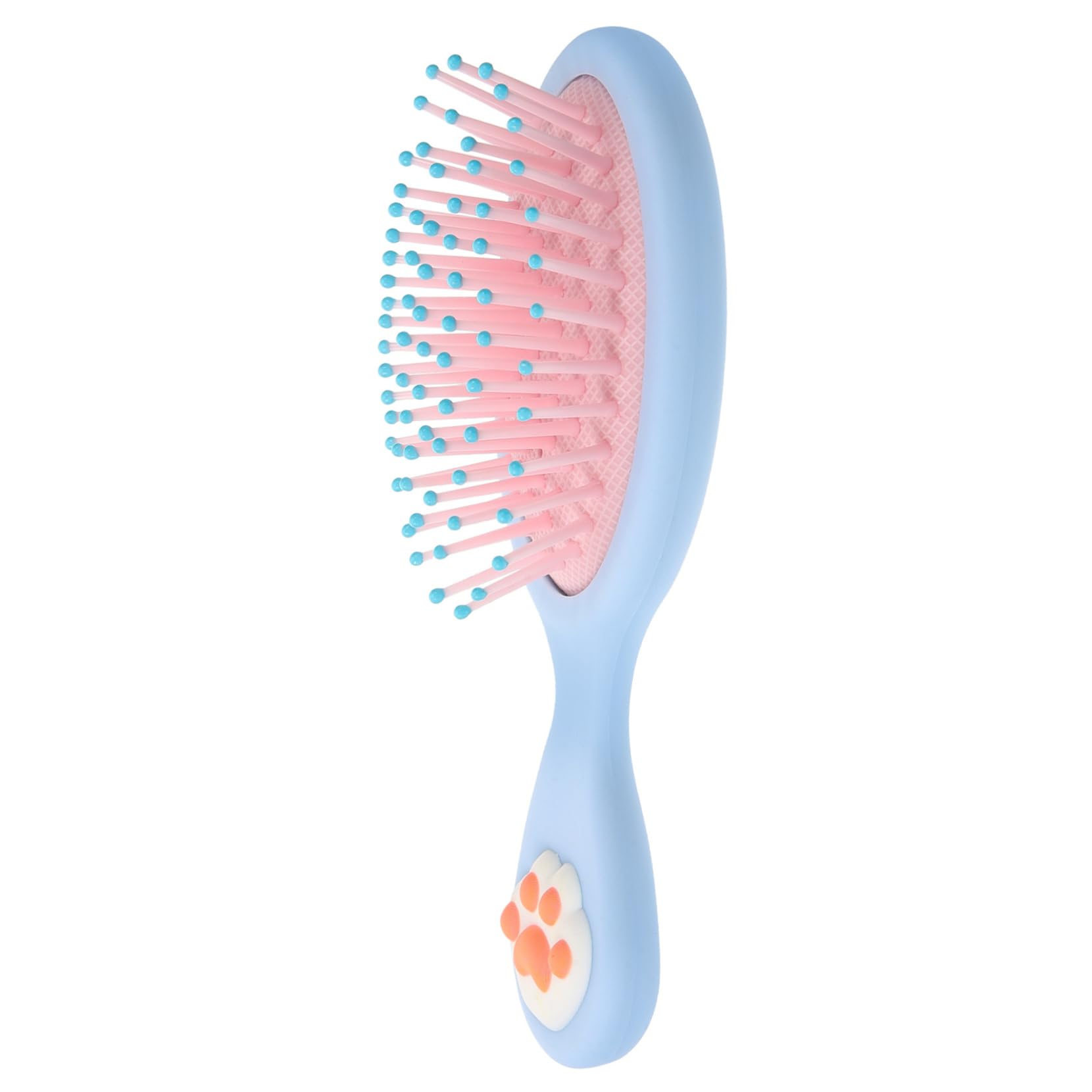 BELLIFFY Small Hair Brush for Girls Portable Airbag Comb with Soft Bristles Cute Cat Claw Design Detangling Wet Hair Brush for Travel and Home Use