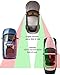 Meirun 360° Rotate Blind Spot Mirror,Adjustable Wide Angle Rear View Mirror HD Glass Convex Side View Mirror for Car