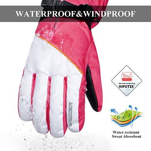 image for Anqier Winter Gloves for Women Thermal Waterproof Mens Ski Gloves 3M T