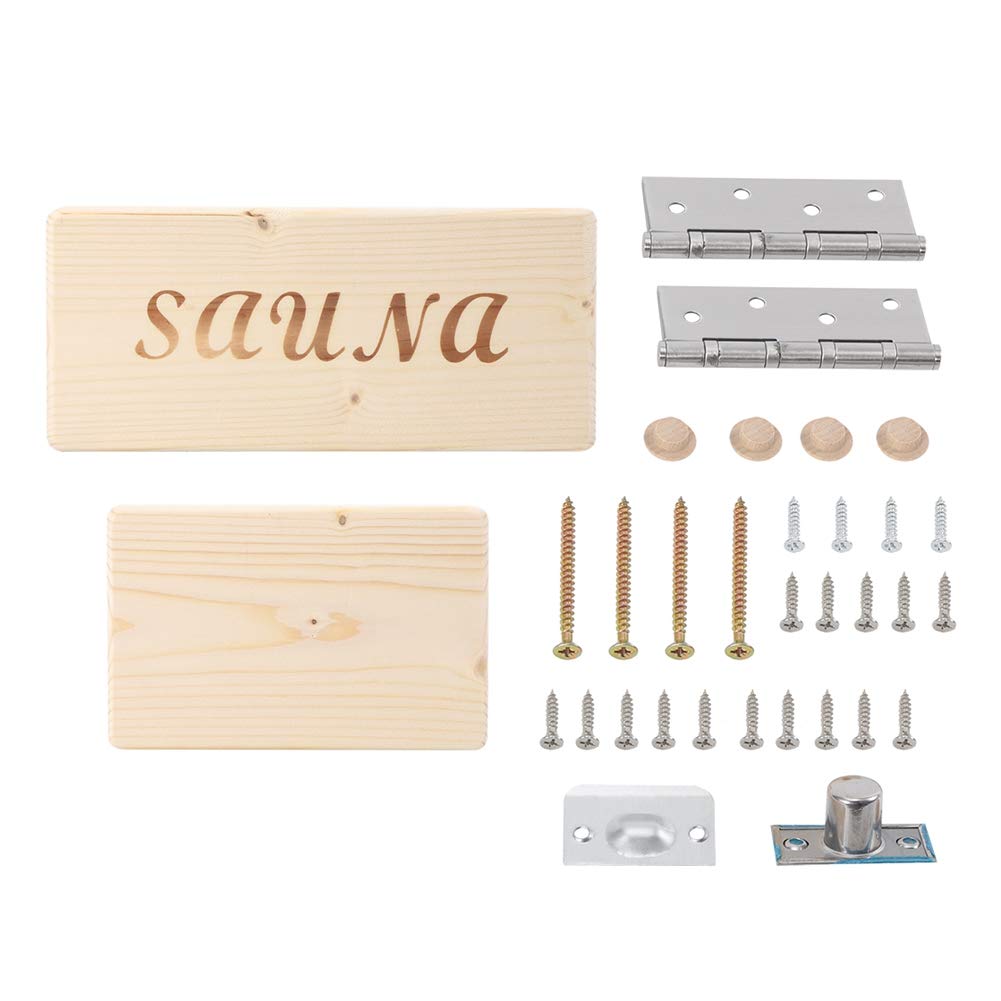 TOPINCN Door Handle Wood Door Handle Sauna Replacement Door Handle Sauna Room Supplies Sauna Pulls Bathroom Room Accessories