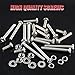 Hilitchi 300-Piece M2 Phillips Pan Head Screws Bolt Nut Lock Flat Washers Assortment Kit, 304 Stainless Steel