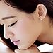 Acxico 50% Sterling Silver Little Cute Hollow Out Butterfly Stud Earrings