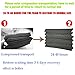 96 Pack BLUE/BLACK Acoustic Foam Panel Wedge Studio Soundproofing Wall Tiles 12