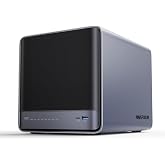 MINISFORUM N5 Air 5-Bay Desktop NAS, AMD Ryzen 7 255(8C/16T) CPU, Barebone, 64GB SSD, 1x 10GbE, 1x 5GbE, 2x USB4(8K), 8K HDMI, OCuLink, 3x M.2 Slots, PCIe x16 Slot, Network Attached Storage (Diskless)