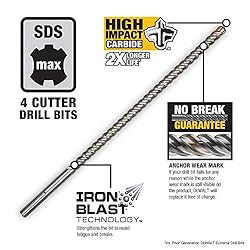 DEWALT Drill Bit, High Impact, 4 Cutter, SDS