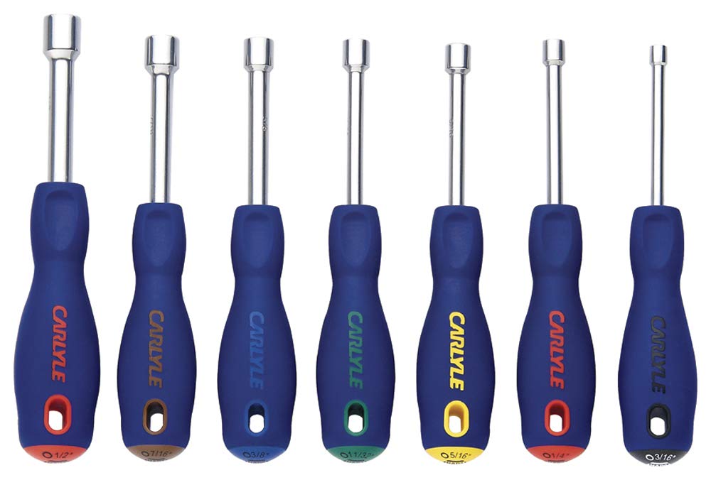 Carlyle Hand Tools Nut Driver Set - Metric - 7 Piece