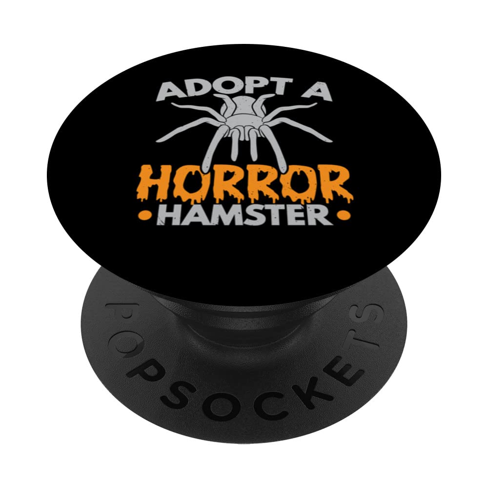 Adopt A Horror Hamster Spider Lover Spider Whisperer PopSockets Swappable PopGrip