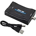 SAIZHUO HDMI to BNC Adapter Audio Signal Converter Adapter Stereo Audio Converter 3.5mm for HDMI Video to Display on Regular Televisions