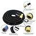 78Seven Expandable Garden Hose Never kink, tangle, twist. Heavy duty and light weight. Design 2017... 50 foot black.