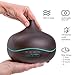 Lissetti Diffuser for Essential Oils Aromatherapy Diffuser Ultrasonic Aroma Diffuser Wood Grain Cool Mist Humidifier for Bedroom Kids Room Living Room Study Yoga Office