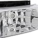 SPEC-D TUNING Chrome Housing Clear Lens Headlights Compatible with 1999-2002 Chevy Silverado, 2000-2006 Tahoe Suburban, L+R Pair Head Light Lamp Assembly
