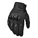 REEBOW TACTICAL Army Military Hard Knuckle Tactical Combat Full Finger Gloves, Medium, Black