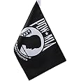 Pow Mia Flag, Motorcycle You Are Not Forgotten Flags, Flagpole 6x9'' Flag Mount with 4/5" Sleeve For 1/2" Flag Mount Poles