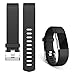 Kasliny for Fitbit Charge 2 Bands, 12 Color Replacement Bands for Fitbit Charge 2 HR Wristband for Women Men Gifts (Small, Large, Pack, Buckle) (#03M(Black/Navy Blue/Plum), Small (5.5-6.7 in))