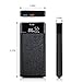 Mezone Phone Power Bank Portable Charger 10000mAh Quick Charge 3.0 Portable Phone Charger with 2-USB Ports, LCD Digital Screen for iPhone, iPad, Smart Phone(Black)