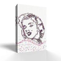 Canvas Wall Art Celebrity Portrait Canvas Prints Home Artwork Decoration for Living Room,Bedroom - 12x18 inches