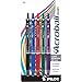 PILOT Acroball Colors Advanced Ink Refillable & Retractable Ball Point Pens, Medium Point, Black/Blue/Red/Green/Purple Inks, 5-Pack (31820)