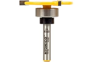 Yonico Top Bearing Slot Cutter Router Bit 5/32-Inch x 1/2-Inch 1/4-Inch Shank 14913q