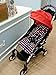 Choopie CityGrips Single Bar Grip Handle Covers for Stroller/Pram/Buggy Handlebars, Polka Dot Black, Large